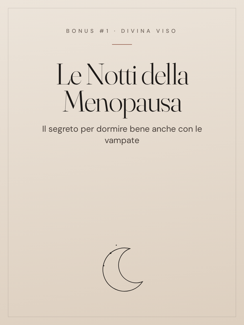 Copertina del bonus Le Notti della Menopausa