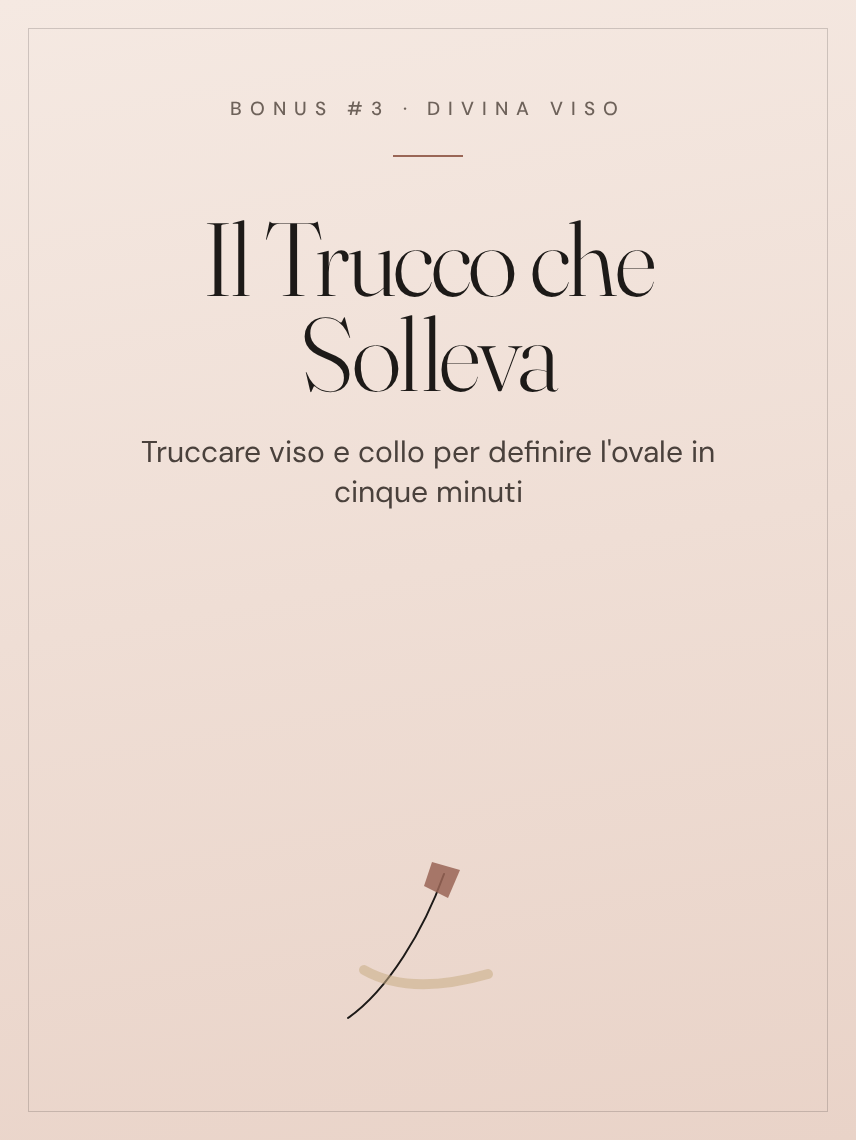 Copertina del bonus Il Trucco che Solleva